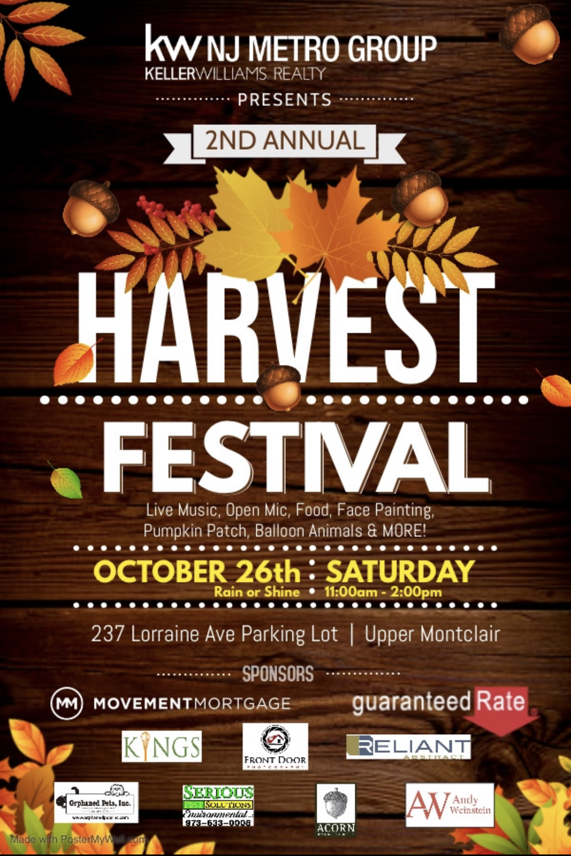 Keller Williams NJ Metro Group Harvest Festival